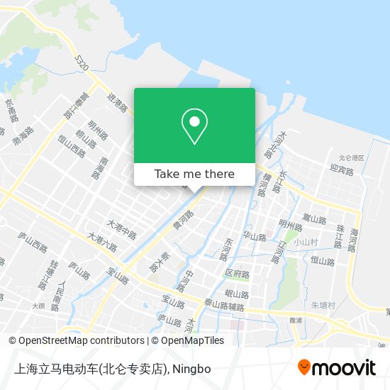 上海立马电动车(北仑专卖店) map