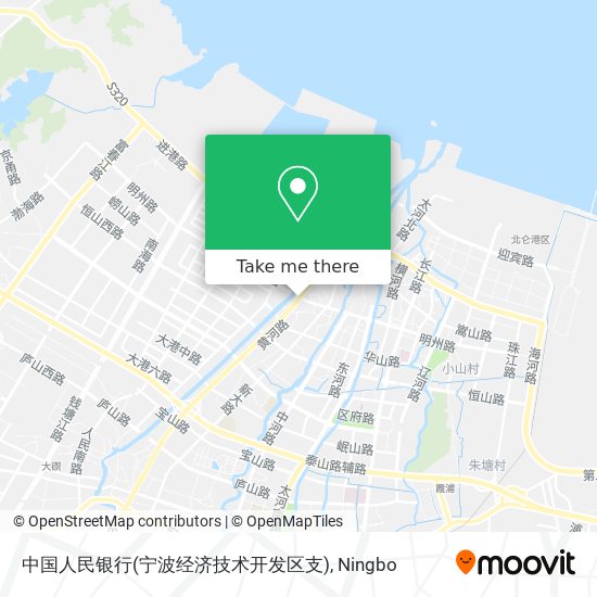 中国人民银行(宁波经济技术开发区支) map