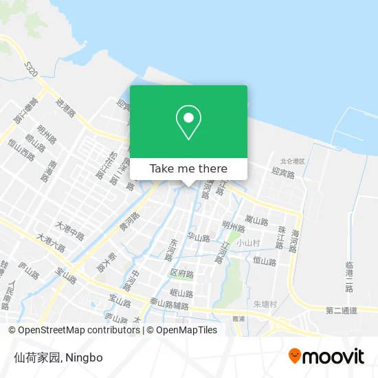 仙荷家园 map