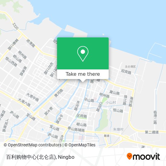 百利购物中心(北仑店) map