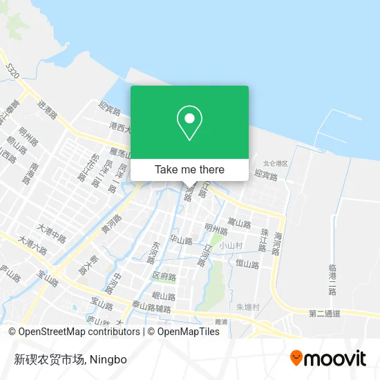 新碶农贸市场 map