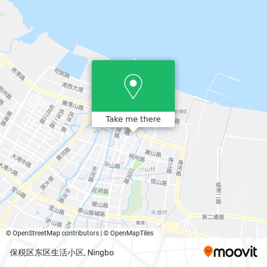 保税区东区生活小区 map