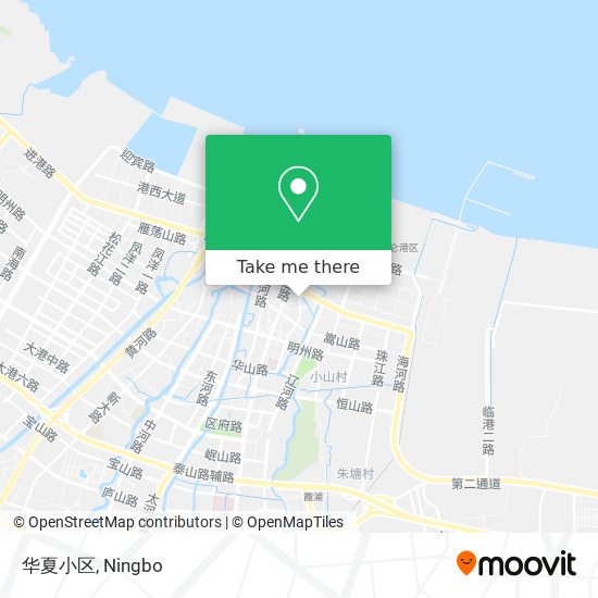 华夏小区 map