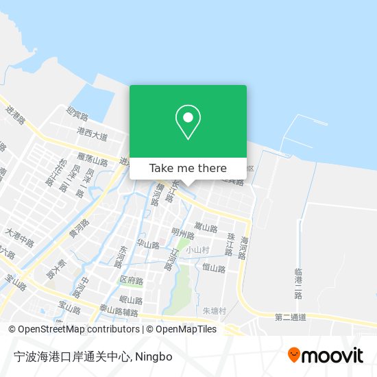 宁波海港口岸通关中心 map