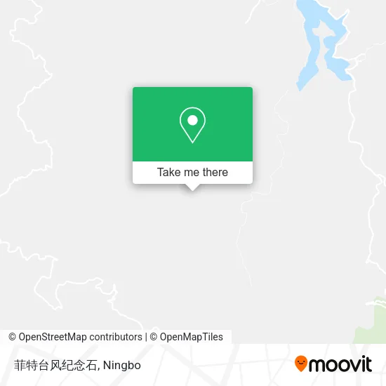 菲特台风纪念石 map