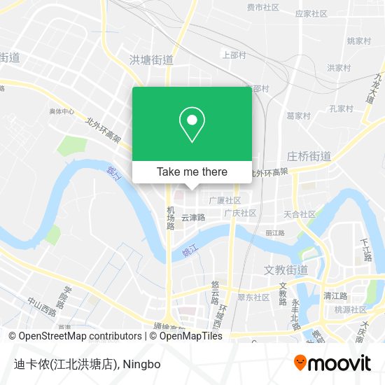 迪卡侬(江北洪塘店) map