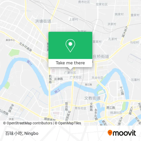 百味小吃 map