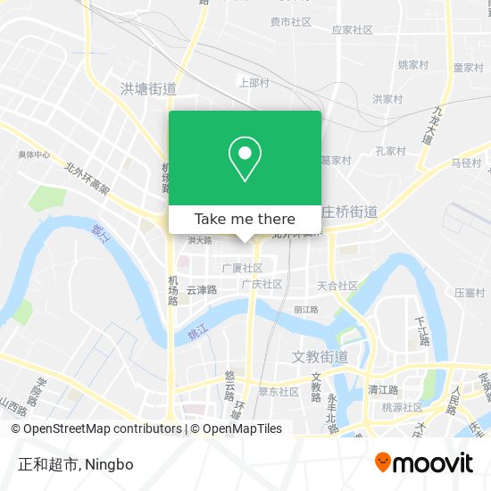正和超市 map