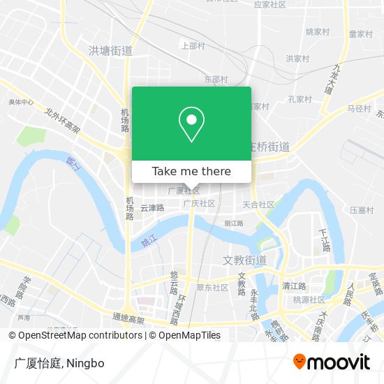 广厦怡庭 map