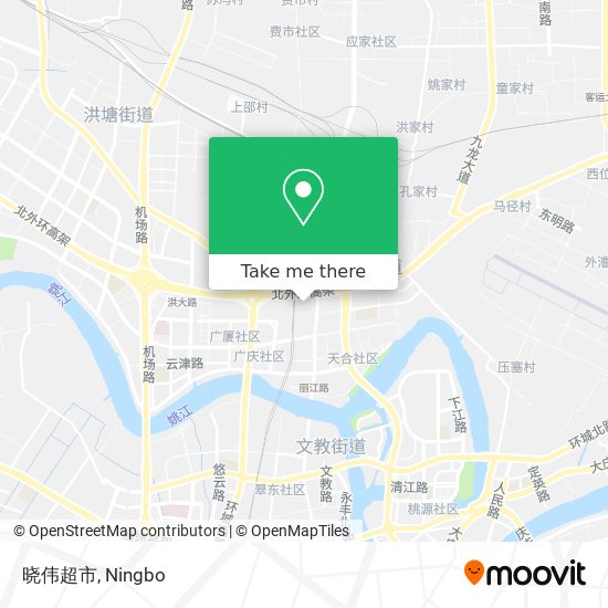 晓伟超市 map