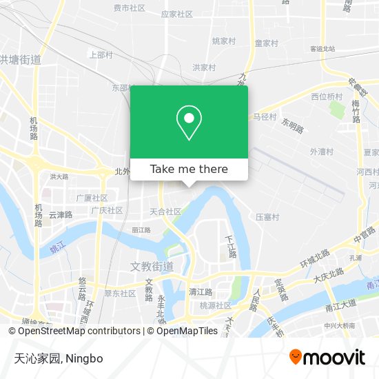 天沁家园 map