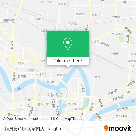 恒居房产(天沁家园店) map