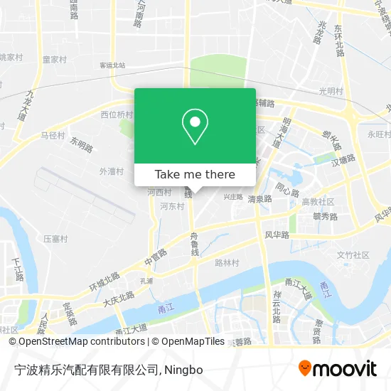 宁波精乐汽配有限有限公司 map