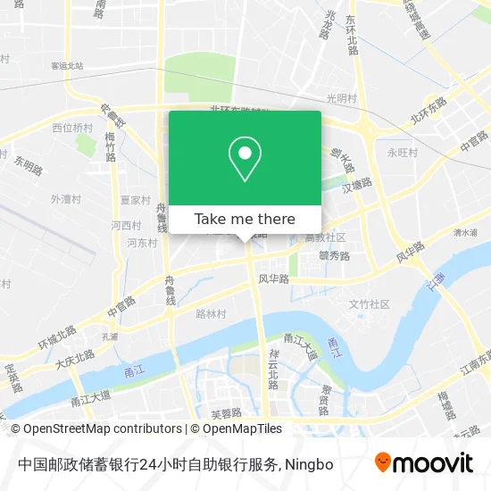 中国邮政储蓄银行24小时自助银行服务 map