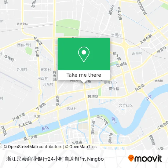 浙江民泰商业银行24小时自助银行 map