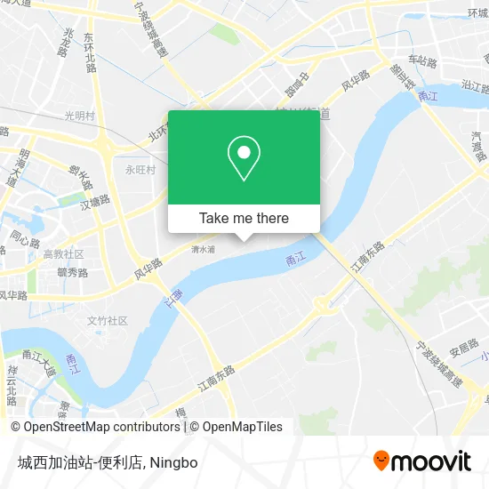 城西加油站-便利店 map