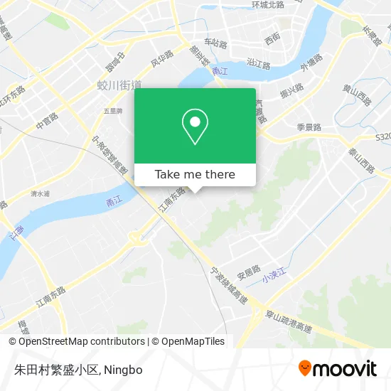 朱田村繁盛小区 map