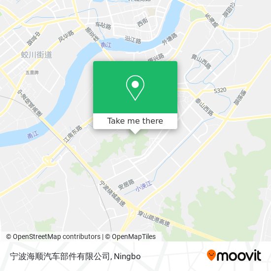 宁波海顺汽车部件有限公司 map