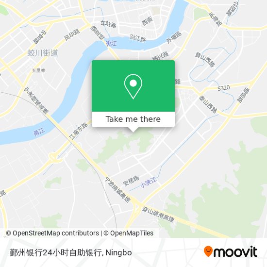 鄞州银行24小时自助银行 map
