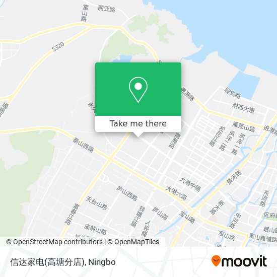信达家电(高塘分店) map