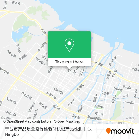 宁波市产品质量监督检验所机械产品检测中心 map