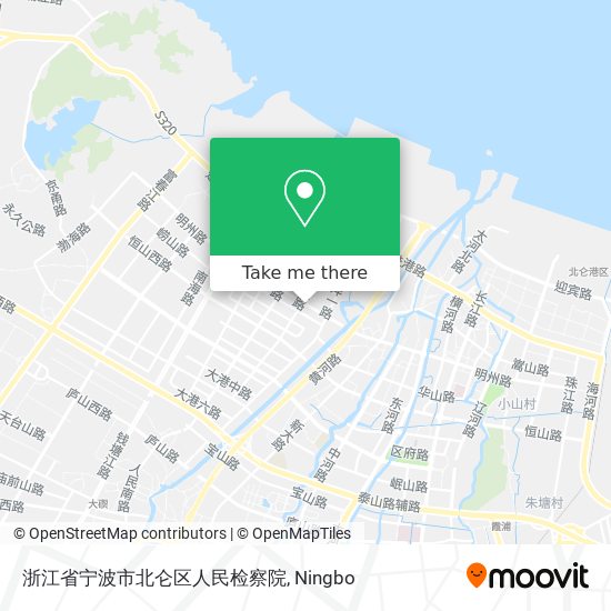 浙江省宁波市北仑区人民检察院 map