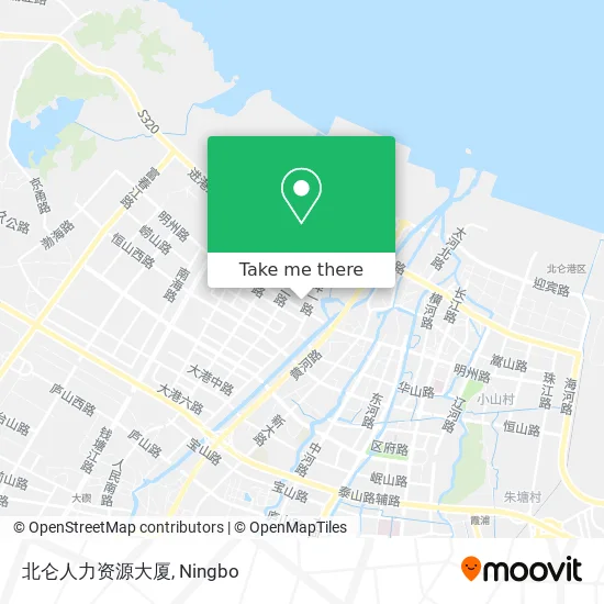 北仑人力资源大厦 map