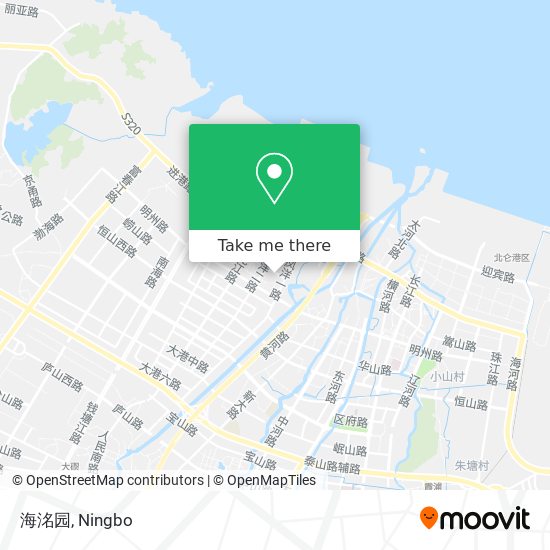 海洺园 map