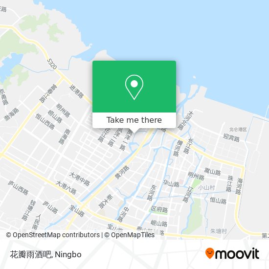 花瓣雨酒吧 map