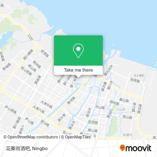 花瓣雨酒吧 map