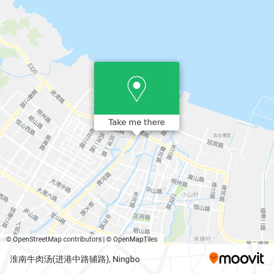 淮南牛肉汤(进港中路辅路) map