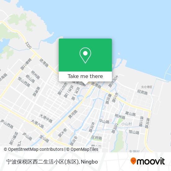 宁波保税区西二生活小区(东区) map