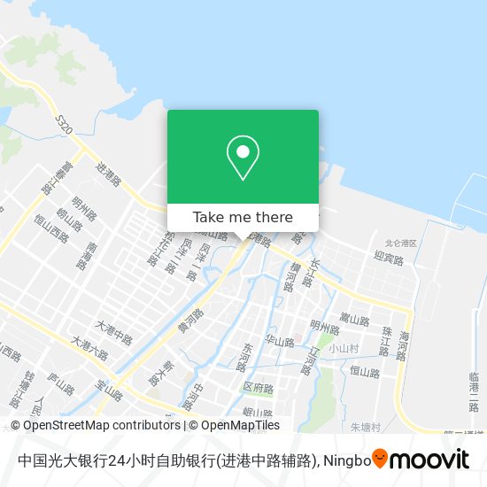中国光大银行24小时自助银行(进港中路辅路) map