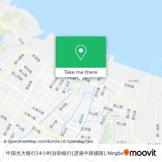 中国光大银行24小时自助银行(进港中路辅路) map