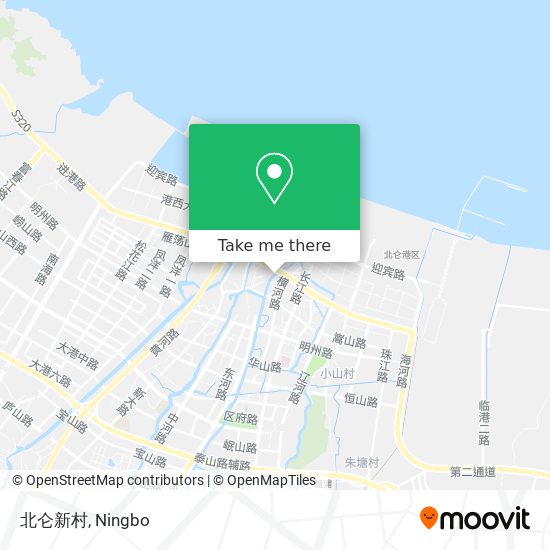 北仑新村 map