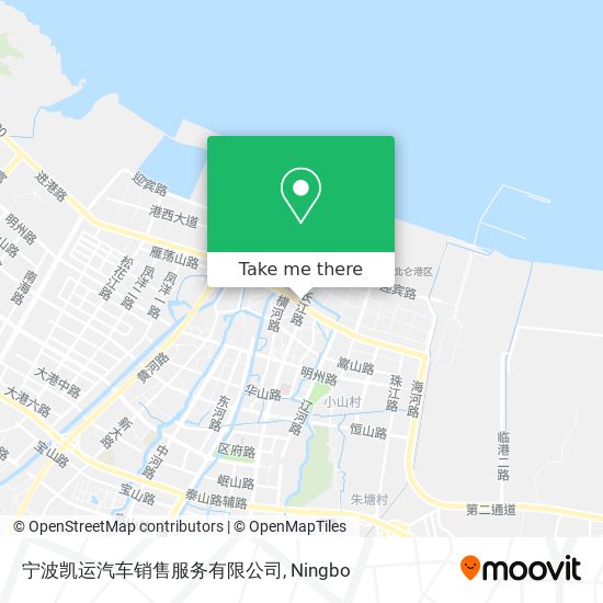 宁波凯运汽车销售服务有限公司 map