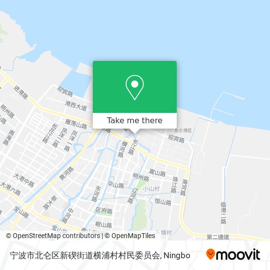 宁波市北仑区新碶街道横浦村村民委员会 map