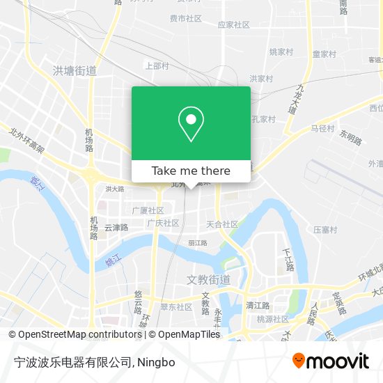 宁波波乐电器有限公司 map