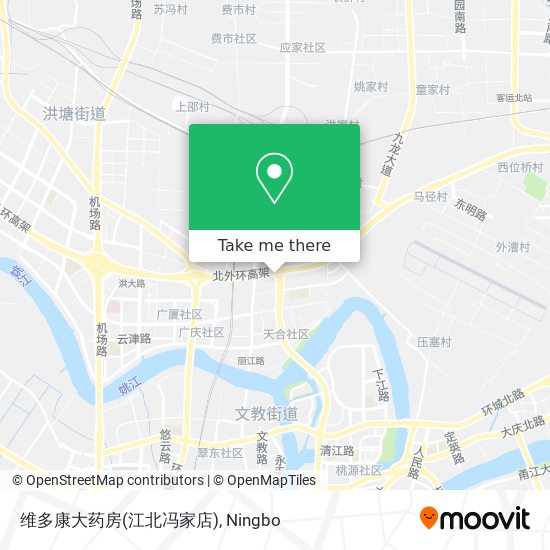 维多康大药房(江北冯家店) map