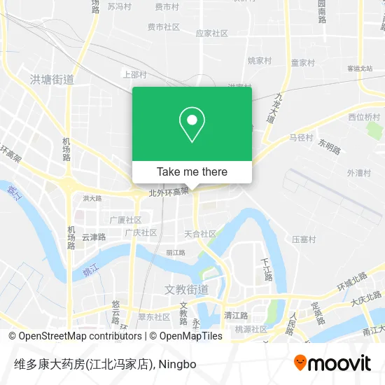 维多康大药房(江北冯家店) map