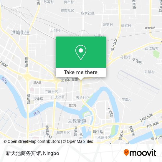 新天池商务宾馆 map