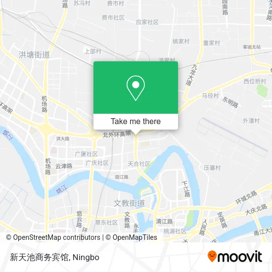 新天池商务宾馆 map