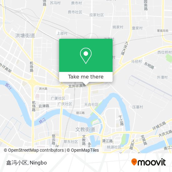 鑫冯小区 map