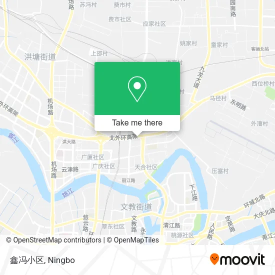 鑫冯小区 map