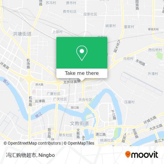 冯汇购物超市 map