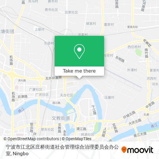 宁波市江北区庄桥街道社会管理综合治理委员会办公室 map