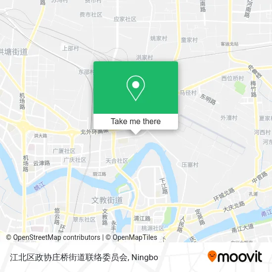 江北区政协庄桥街道联络委员会 map