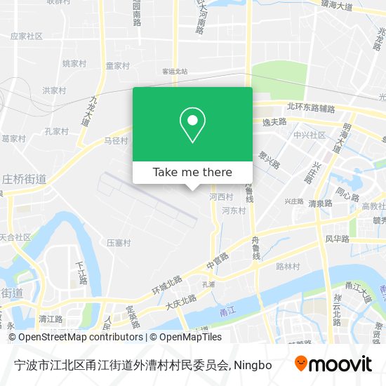 宁波市江北区甬江街道外漕村村民委员会 map