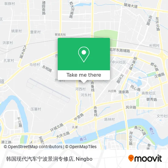 韩国现代汽车宁波景润专修店 map