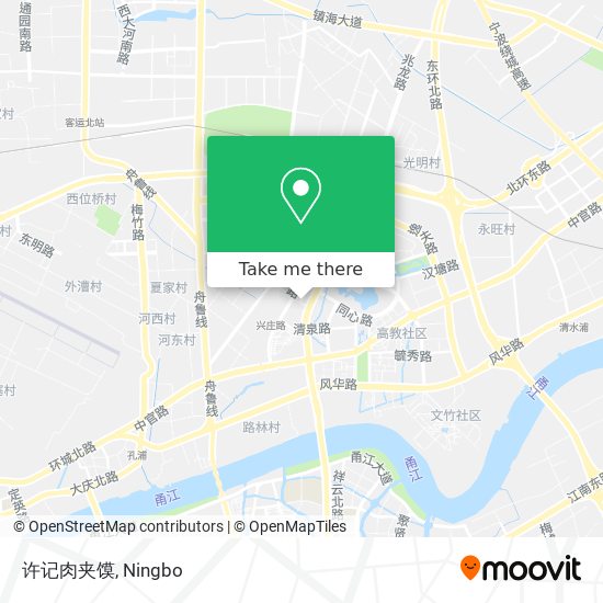 许记肉夹馍 map